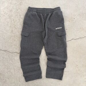 Vintage AND1 Sweatpants Mens Medium Grey Cargo Baggy Skater Street Y2K